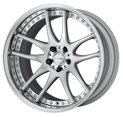 Work Emotion Cr 3P 5x112 21x8-14 R Disk Burning Silver