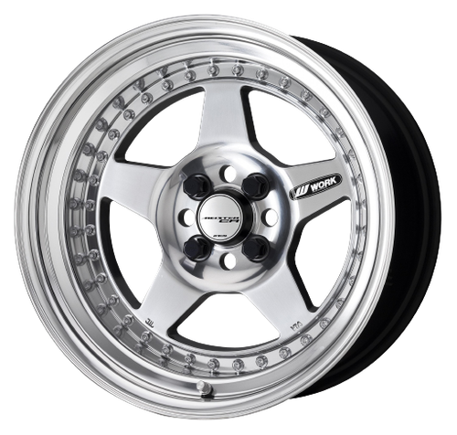Work Meister Cr01 4x100 16x8+20 O Disk Bright Buff Finish
