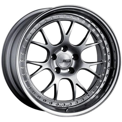 20インチアルミホイール4本セット　SSR professor MS3 中古品 SSR Professor MS3 5x120.65 20X9.5+43 SL Disk Titan Silver