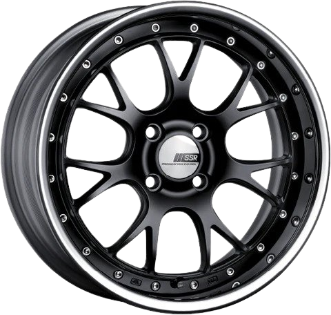 SSR Professor MS3R 4X100 16X7.5 58 SL Disk Flat Black 