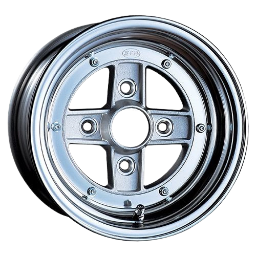 Speed Star Mk-II 4x100 15X9+0 Silver - Threepieceus