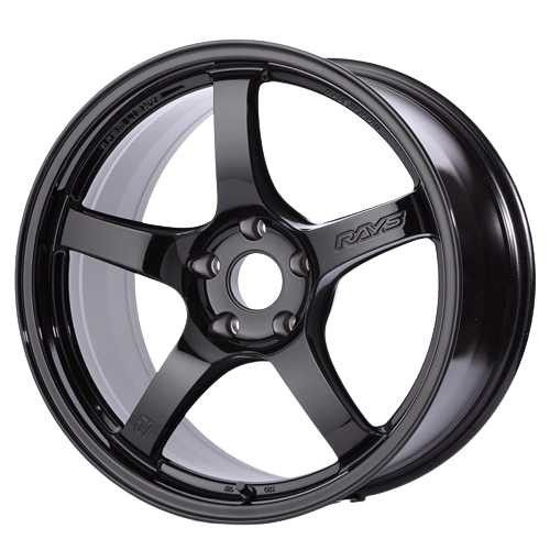 Gram Lights 57CR 5x114.3 17x9+22 Glossy Black