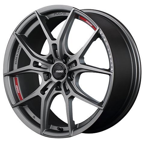Gram Lights 57FXZ Overseas Model 5x114.3 20x9.5+20 Matte Graphite