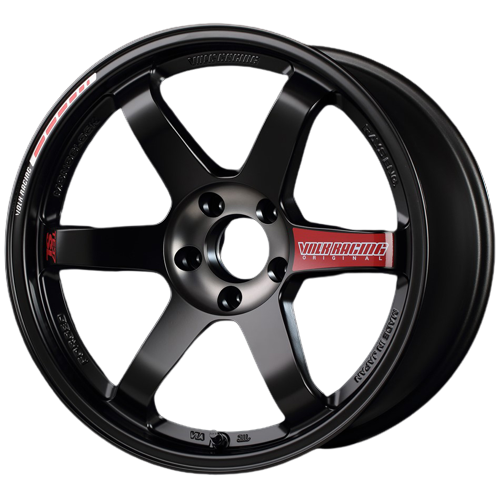 Volk Racing TE37SL Black Edition III 5x112 18x10.5+34 Pressed Black / Rim REDOT