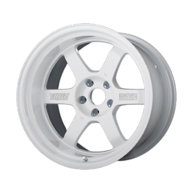 Volk Racing TE37V 10th Anniv 4x100 17x8.5+30 Dash White