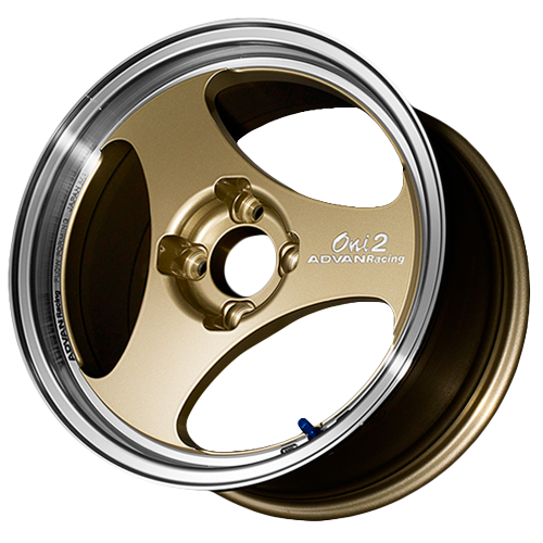 ADVAN Racing ONI2(オニ2) TOYO TRANPATH LuK Advan Oni2 4x100 15x7.5+40 Machining & Champagne Gold