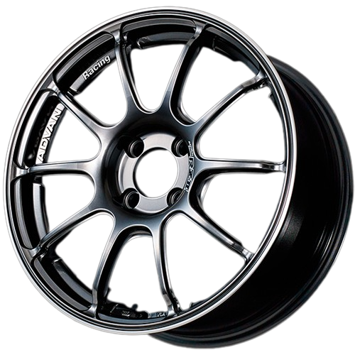 Advan RZ II 5x114.3 18x8.5+45 Racing Hyper Black And Ring
