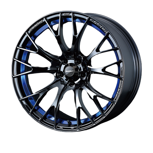WedsSport SA-20R 5x100 18x9.5+45 Blue Light | ThreePiece.us