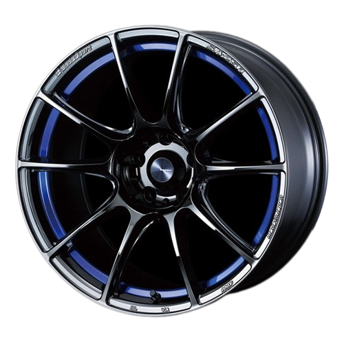 WedsSport SA-25R 5x114.3 17x7.5+45 Blue Light Chrome II