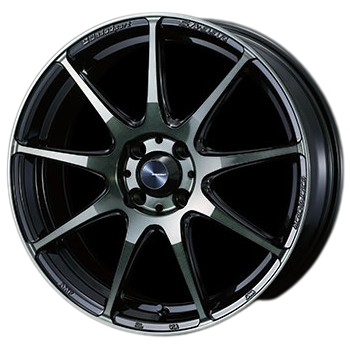 WedsSport SA-99R 4x100 15x6.0+38 Face F / Weds Black Clear