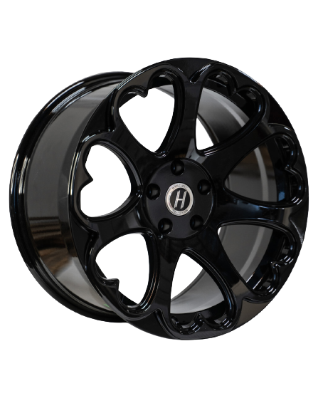 Heritage Wheel Kokoro MonoC 5X108 20x9+35 Black wheel for 2018 Ford Focus