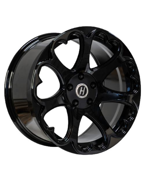 Heritage Wheel Kokoro MonoC 5x120 18x8.5+35 Black wheel for 2003 Bmw 320I