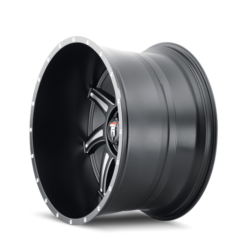 American Truxx Vortex AT162 6x135 22x12-44 Black/Milled