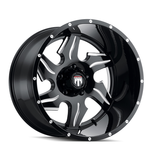 American Truxx Ninja AT163 5x127 22x14-76 Black/Milled