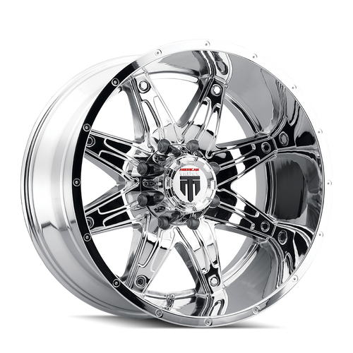American Truxx Lonestar AT185 5x127 22x12-44 Chrome