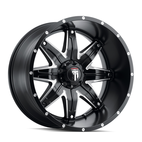 American Truxx Lonestar AT185 5x139.7 22x12-44 Black/Milled