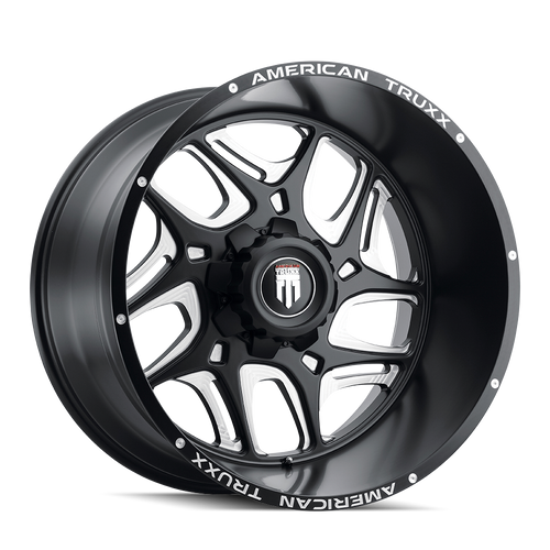 American Truxx Sweep AT1900 5x139.7 22x12-44 Black/Milled