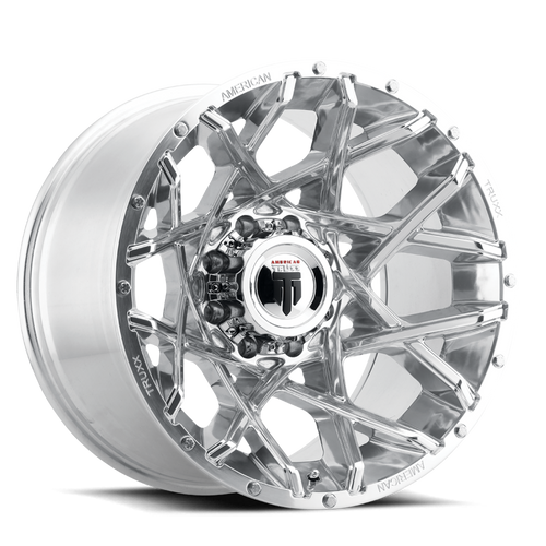 American Truxx Gridlock AT1901 6x139.7 18x9-12 Polished/Beadlock