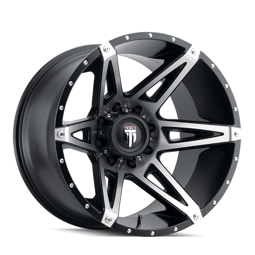 American Truxx Kutz AT1902 5x127 18x9-12 Black/Machined