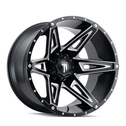 American Truxx Kutz AT1902 8x170 18x9-12 Black/Milled