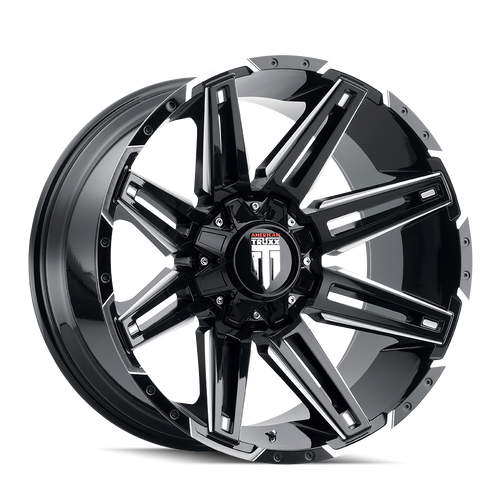 American Truxx Boom AT1903 6x135 20x9-12 Black/Milled