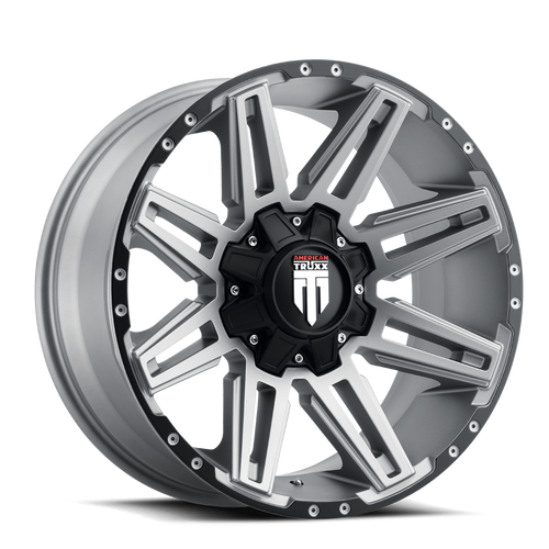 American Truxx Boom AT1903 8x170 18x9-12 Matte Gunmetal