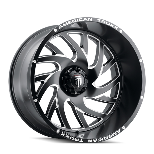 American Truxx Xclusive AT1907 8x170 26x14-76 Black/Milled