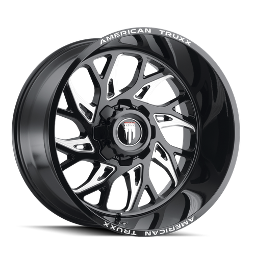 American Truxx Destiny AT1913 8x170 22x12-44 Black/Milled