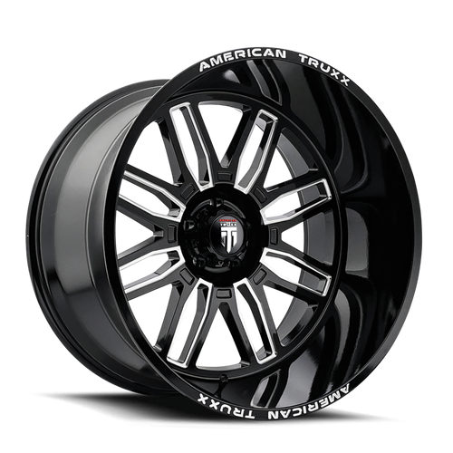 American Truxx Restless AT1915 8x165.1 22x12-25 Black/Milled