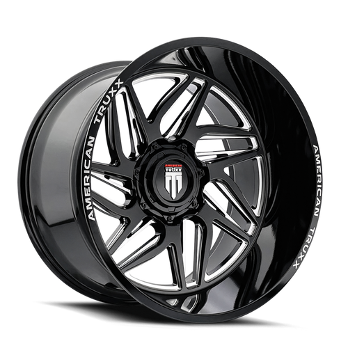 American Truxx Goliath AT1919 6x135 22x12-44 Black/Milled