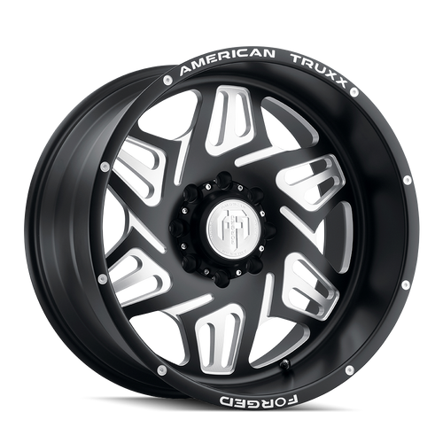 American Truxx Forged Orion ATF1908 8x180 22x12-44 Matte Black/Milled