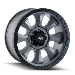 Dirty Life Ironman 9300 8x170 18x9+0 Matte Gunmetal/Black Beadlock