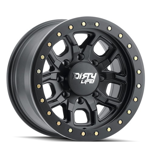 Dirty Life Dt-1 9303 6x139.7 17x9-12 Matte Black W/Simulated Ring