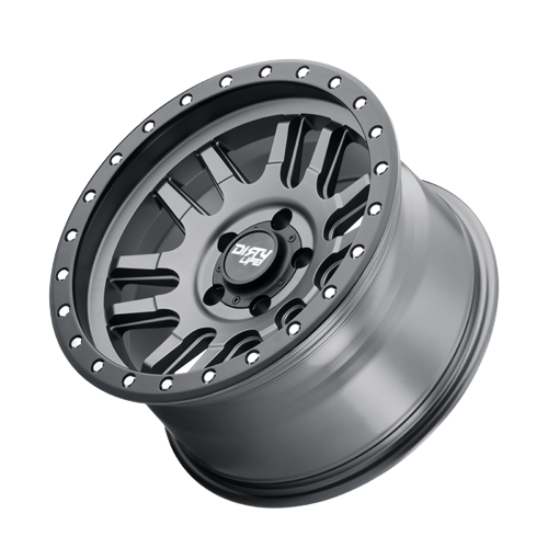 Dirty Life Canyon Pro 9309 5x127 17x9-12 Matte Black/Matte Black Lip wheel for 1984 Cadillac Deville