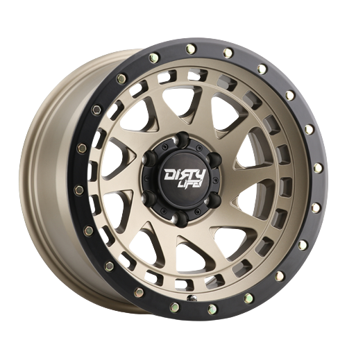 Dirty Life Enigma 9311 6x135 17x9-38 Satin Gold/Black Lip