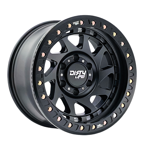 Dirty Life Enigma Race 9313 8x170 17x9-12 Matte Black