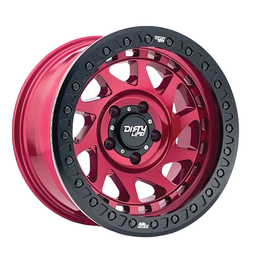 Dirty Life Enigma Race 9313 8x170 17x9-12 Crimson Candy Red