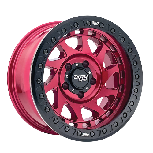 Dirty Life Enigma Race 9313 6x139.7 17x9-12 Crimson Candy Red