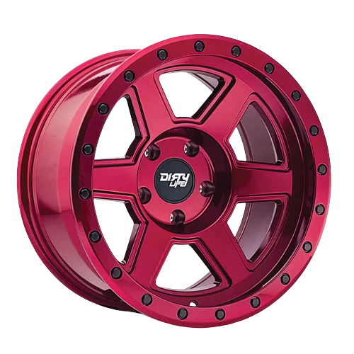 Dirty Life Compound 9315 6x135 18x9-12 Crimson Candy Red