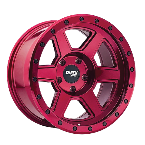 Dirty Life Compound 9315 5x127 18x9-12 Crimson Candy Red