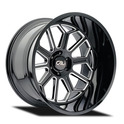 Cali Off-Road Auburn 9117 8x170 20x10-25 Black/Milled
