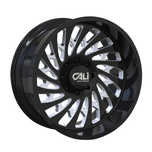 Cali Off-Road Switchback 9108 5x127 20x12-51 Gloss Black/Milled