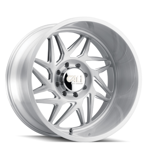 Cali Off-Road Gemini 9112 8x170 24x14-76 Brushed & Clear Coated