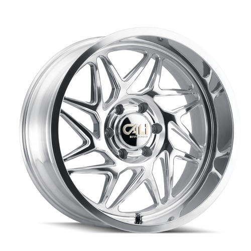 Cali Off-Road Gemini 9112 8x170 24x14-76 Polished/Milled Spokes