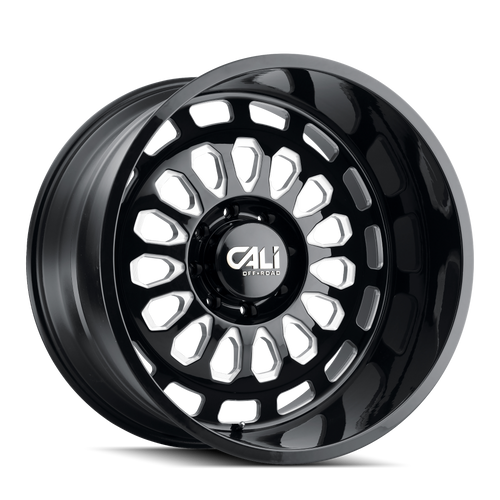 Cali Off-Road Paradox 9113 6x135 20x9+0 Gloss Black/Milled Spokes