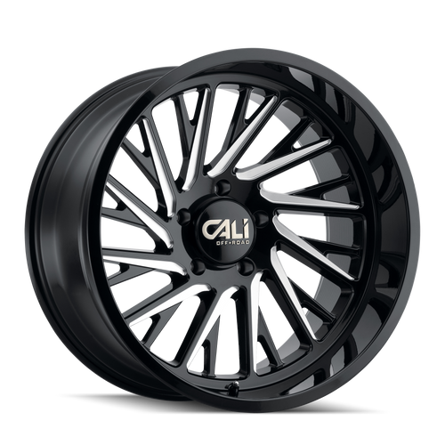 Cali Off-Road Purge 9114 6x139.7 22x12-51 Gloss Black/Milled