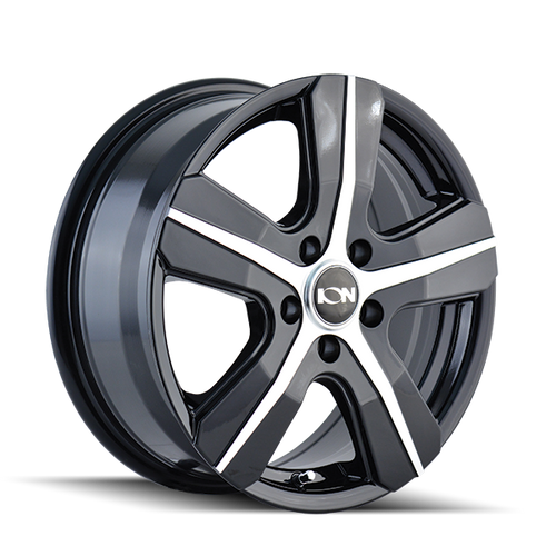 Ion Type 101 5x108 16x6.5+50 Black/Machined Face
