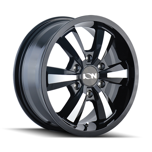 Ion Type 102 5x130 18x8+50 Gloss Black/Machined Face