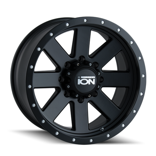 Ion Type 134 8x170 18x10-19 Matte Black/Black Beadlock