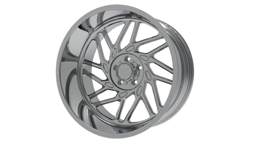 Carolina Forged Asheville 6x5.5 22x12 -40 High Polish wheel for 1997 Gmc C2500